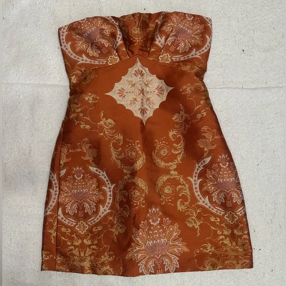 RARE NWT Vintage Free People Stars Align Mini Dress - Picture 5 of 8